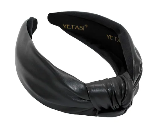 Vista 26 de Diademas de cuero para mujer, marfil elegante durante todo el año, para usar todo el día. Bandas para la cabeza para mujeres adultas y mujeres