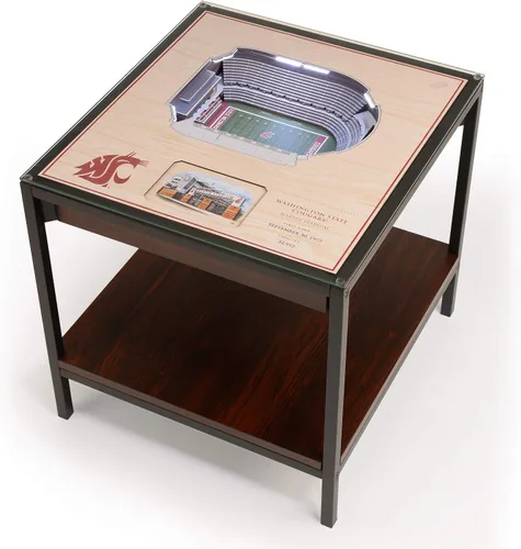 Vista 28 de YouTheFan NCAA - Mesa auxiliar iluminada StadiumView de 25 capas