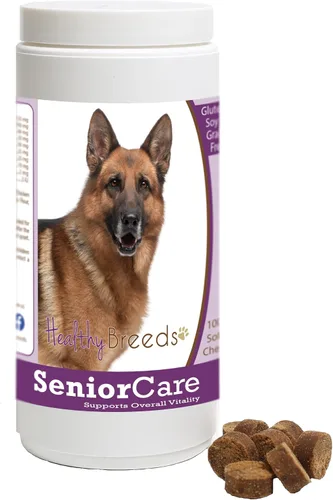 Vista 10 de Healthy Breeds Basset Hound Senior Dog Care Masticables suaves 100