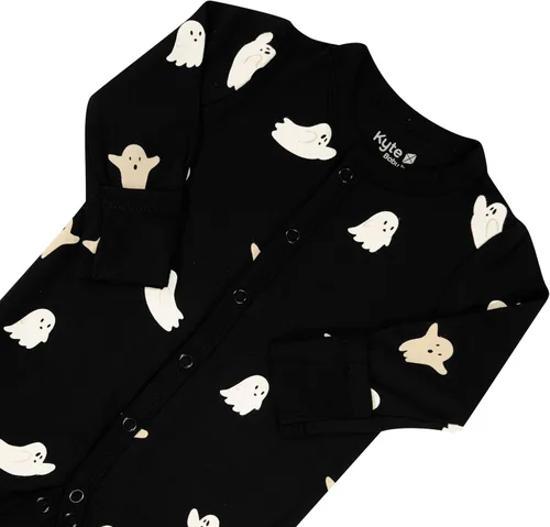 Vista 10 de KYTE BABY Mameluco suave unisex con cierre a presión, 97% rayón hecho de bambú, 3% elastano