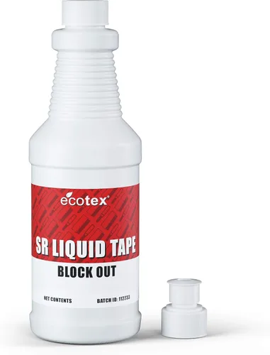 Vista 9 de Ecotex® Screen Printing SR Liquid Tape Block Out (galón - 128oz.) - Cinta de bloqueo resistente a los disolventes para pantallas de serigrafía y Rojo