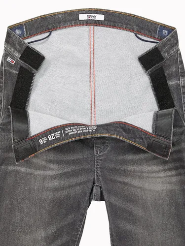 Vista 4 de Tommy Hilfiger Jeggings de ajuste ajustable para mujer con trabillas para dominar