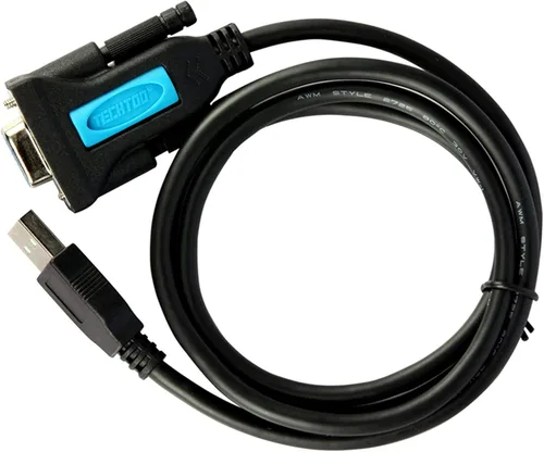 Vista 10 de TECHTOO Adaptador USB 2.0 a serie RS232, convertidor de cable serie USB con chip Prolífico chapado en oro