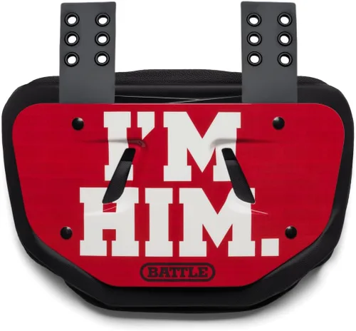 Vista 9 de Battle Sports Placa de espalda de fútbol novedosa – Protector de espalda inferior de carcasa dura con espuma contorneada para protección de alto