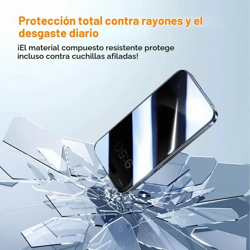 Vista 4 de OneFish Protector de pantalla de vidrio templado de borde completo para iPhone 11 Pro/XS/X de 5.8 pulgadas, paquete de 2 refuerzos de bordes HD