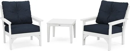 Vista 10 de POLYWOOD viñedo asiento profundo de juego de 3 piezas