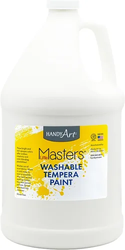 Vista 30 de Handy Art Little Masters - Pintura lavable, 16 onzas, color negro Bright & Mixable, High Opacity, Washable Colors for Classroom, Students, Kids