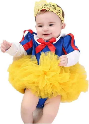 Vista 175 de Disfraz de princesa de Belle Sofía Blancanieves para niñas pequeñas, disfraz de princesa, Navidad, Halloween, mameluco con diadema