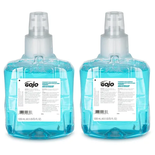 Vista 6 de GOJO PROVON FMX Green - Limpiador de manos de espuma certificado verde de 42.3 fl oz, repuesto para dispensador PROVON FMX Push-Style (paquete de 4)