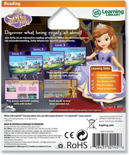 Vista 3 de Libro de cuentos interactivo de los nuevos amigos de la princesa Sofia (para tabletas LeapPad) Disney, por LeapFrog
