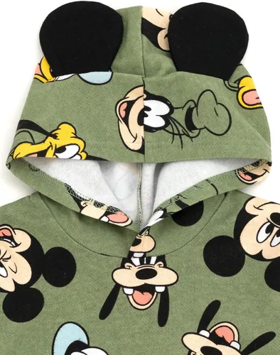 Vista 32 de Disney Mickey Mouse - Sudadera con capucha de forro polar para bebés y niños grandes (12 meses - 18-20)