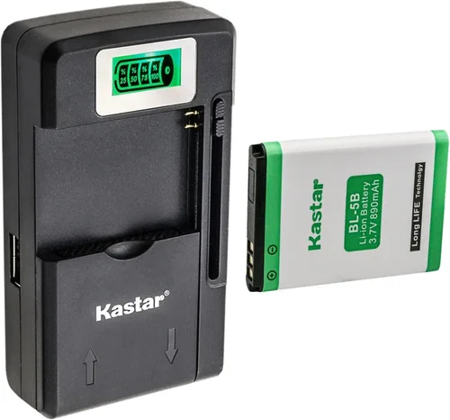 Vista 10 de Kastar BL-5B Smart LCD Cargador Reemplazo para VIVITAR DVR-850W DVR850W ViviCam 8225 ViviCam V8225 ViviCam T328 VT328 ViviCam 8027 V8027, iBaby Q9