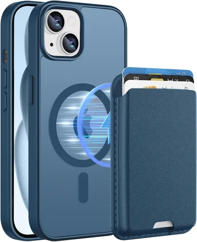 Vista 36 de Funda magnética para iPhone 12 Pro Max, cartera magnética desmontable con soporte para tarjetas, [compatible con MagSafe] grado militar, a prueba