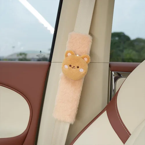 Vista 5 de Funda para el cuello del asiento de automóvil para bebé, Almohadilla de correa de bebé, Funda de correa de asiento de automóvil, Funda para cinturón