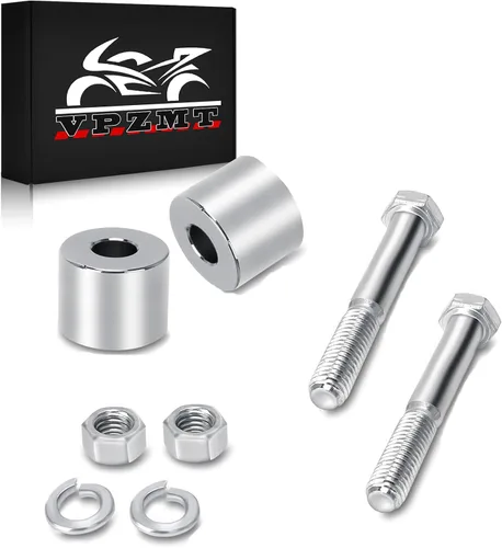 Vista 8 de Extensión de elevadores de manillar de 1 pulgada de elevación de 1-1/4 pulgadas para modelos Harley Touring, Street Glide/Electra Glide/Road