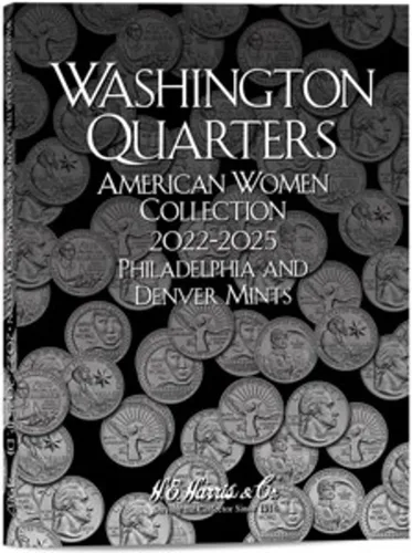Vista 21 de H.E. Harris & Co. Carpeta de monedas del cuarto del Parque Nacional de Washington de EE. UU. Volumen 2 2016 – 2021 P & D # 2881