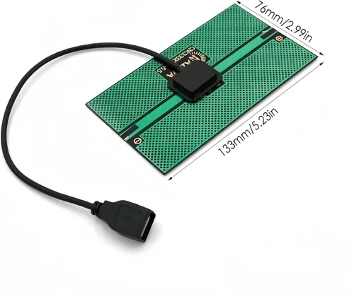 Vista 6 de Nuevo panel solar banco de energía 1.65 W 5.5 V 300 mA USB portátil impermeable mini panel solar, para pequeños productos de batería senderismo