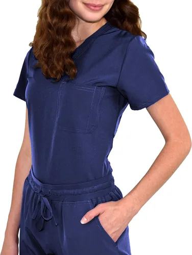 Vista 3 de Conjunto de ropa quirúrgica para mujer, top y pantalón médico GT 4FLEX