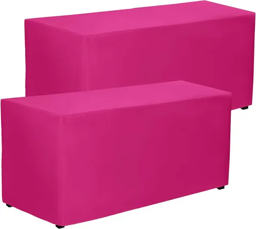 Vista 16 de PLOYMONO - Juego de 2 manteles ajustables, mantel de longitud hasta el suelo para mesa rectangular de 4 pies (122x61 cm) de poliéster, ideal