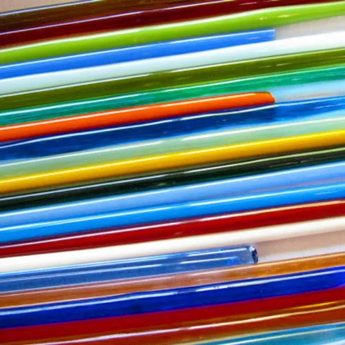 Vista 2 de Devardi Glass Handmade 1 lb Sampler COE 104 varillas de vidrio, lámpara, fabricación de cuentas