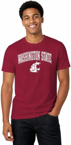 Vista 83 de Campus Colors NCAA - Camiseta de algodón para adulto, unisex, para el día del juego Azul marino