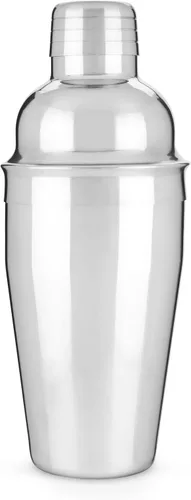 Vista 7 de True Contorno - Coctelera de acero inoxidable con colador de 8.5 onzas, coctelera con tapa y colador, coctelera de bebidas mixtas, coctelera de licor