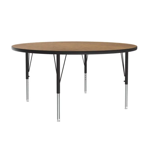 Vista 55 de Correll - Mesa de actividades rectangular Econoline de 30 x 60 pulgadas, parte superior de melamina de granito gris, altura ajustable