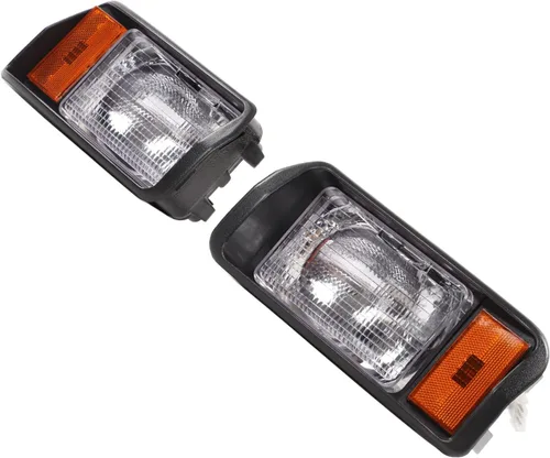 Vista 4 de EVGATSAUTO Faros delanteros LED, par de faros delanteros LED de precedentes de coche, faros delanteros 101988002 Super Brightness Reemplazo