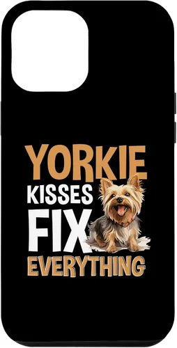 Vista 25 de Funda para iPhone 13 Pro Max Yorkshire Terrier Dog Yorkie - Yorkie kisses arreglar todo