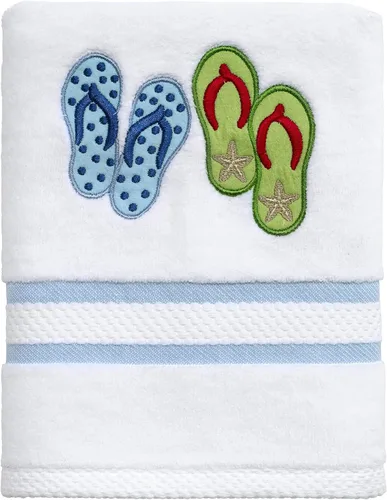 Vista 7 de Avanti Linens - Toalla de baño, toalla de algodón suave y absorbente (colección Beach Mode)