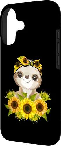 Vista 2 de Sunflower Garden Sloth Gardening Case for iPhone 17