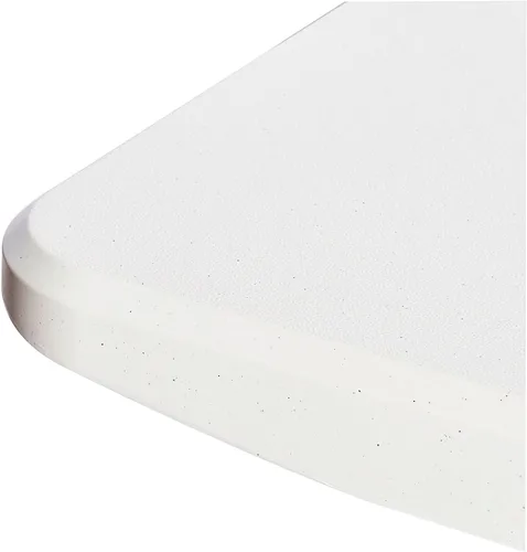Vista 3 de Alera Mesa plegable rectangular de resina, borde cuadrado, 72 pulgadas de ancho x 30 pulgadas de profundidad x 29 horas, platino