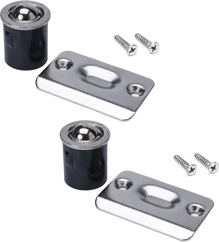 Vista 8 de Pestillo de bola de puerta, accesorios para puertas interiores, 13/16 pulgadas x 1 pulgada, tensión de puerta ajustable