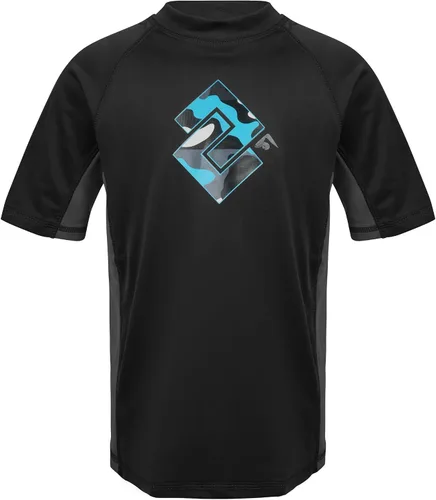 Vista 32 de Kanu Surf Boys Haywire UPF 50+ Sun Protective Rashguard Swim Shirt Estrellas Alaska Blue