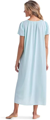 Vista 2 de Miss Elaine camisón de punto con mangas largas estilo mariposa para mujer