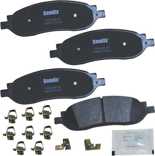 Vista 129 de Bendix Priority1 CFC154 - Juego de pastillas de freno de disco para Avanti II, Century, LeSabre, Regal, Riviera, chasis comercial, DeVille