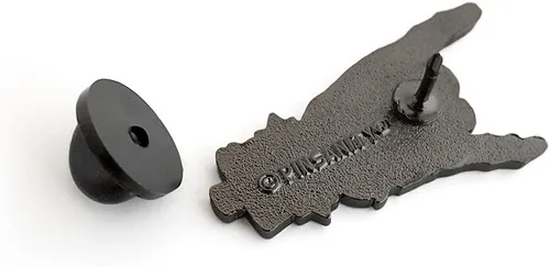 Vista 3 de Pinsanity Pin de solapa esmaltado de horror de mano Zombie Rock, Metal, No es una piedra preciosa