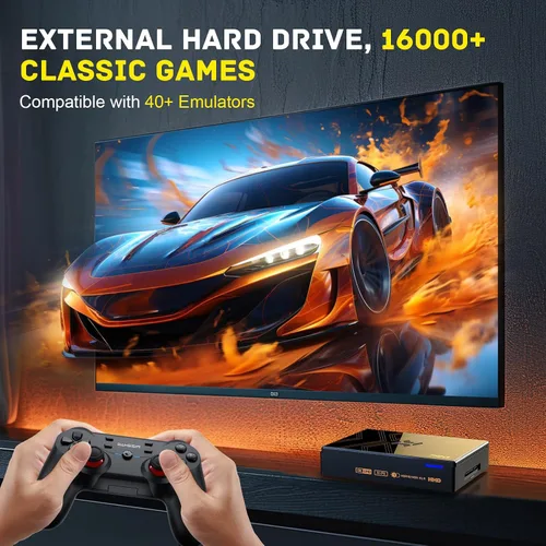 Vista 2 de Kinhank Super Console X5 PRO Retro GameConsole with 16000+Games, Android 12.0 OS, RockChip RK3588S, Emulator Console, 8K UHD Output, WI-FI 6, BT