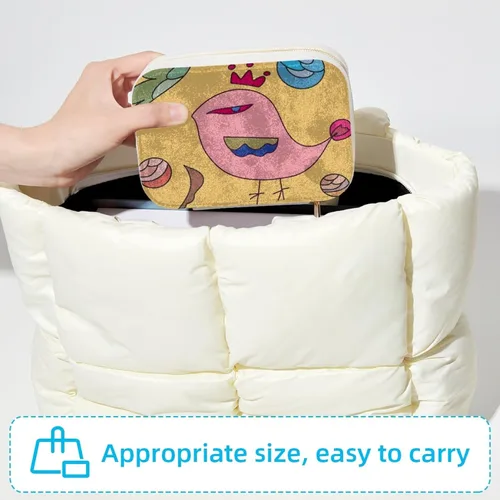Vista 5 de IEDHFNGDBFV Flannel Small Jewelry Box Travel Jewelry Box Organizer for Women Girl Zipper Portable Jewelry Case for Ring, Pendant, Earring, Necklace