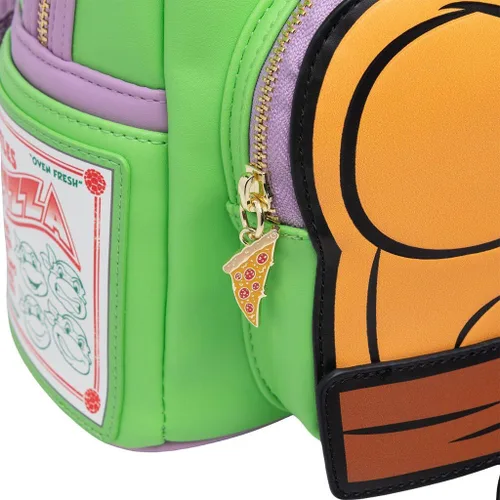 Vista 3 de Loungefly Nickelodeon TMNT Donatello Cosplay - Mochila para mujer, Varios colores, Tmntbk0006