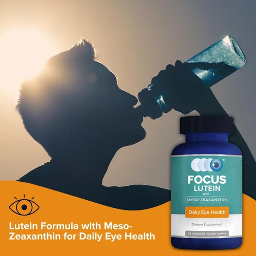 Vista 5 de Focus Luteína Vitamina ocular con meso-zeaxantina para apoyo de la visión