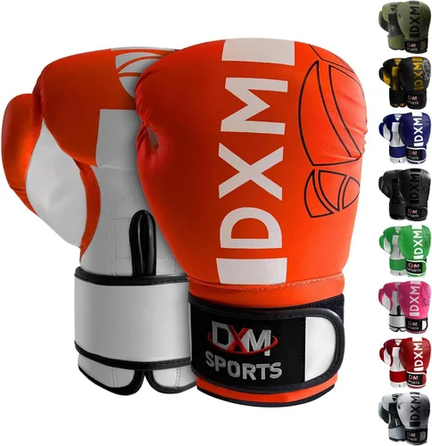 Vista 16 de Guantes de boxeo para hombres y mujeres, guantes de entrenamiento de boxeo, guantes de kickboxing, guantes de sparring, guantes de entrenamiento