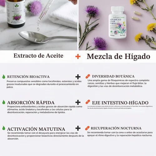 Vista 6 de TODICAMP Extracto de aceite de semilla de cardo mariano, 2 onzas líquidas, extracto de cardo mariano líquido de CO2, rico en silimarina, VIT E