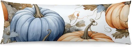 Vista 7 de Funda de almohada de cuerpo con diseño de bruja y escoba de Halloween, funda de almohada larga con cremallera, rectangular, suave, grande, funda