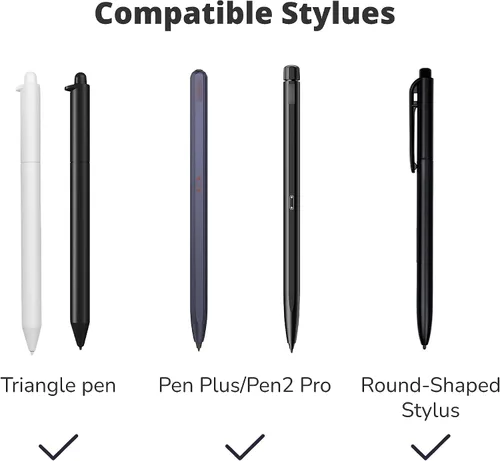 Vista 2 de 20 puntas de rotulador de repuesto para BOOX Pen Plus, Pen2 Pro, Max Lumi2, Note Air2, Note5, Nova Air C Stylus, bolígrafo triangular y punta 20