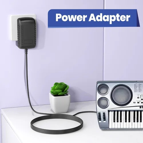 Vista 4 de Adaptador CA/CC de 12V 2A para teclado Casio WK-1630 PX-100 PX-300