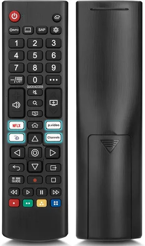 Vista 12 de Paquete de 2 fundas protectoras de control remoto para mando de TV Roku/Funda protectora de silicona - Brilla en la oscuridad (Verde/Azul)