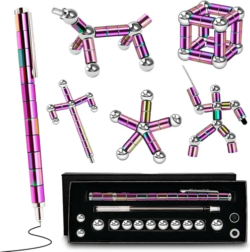 Vista 9 de Juguetes de Bolígrafo Fidget Magnético para Adolescentes – Regalos únicos de cumpleaños para hombres jóvenes, regalos divertidos para adolescentes