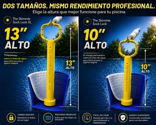 Vista 9 de The Skimmie Sock Lock - Soporte para calcetines con filtro de piscina