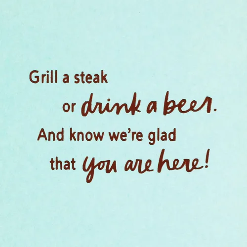 Vista 4 de Hallmark Tarjeta de cumpleaños para hombre (Barbacoa) (5RZB2036)